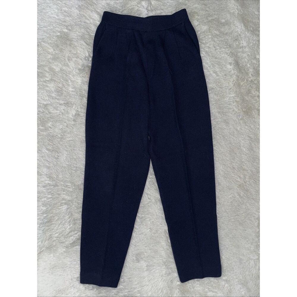 St John Collection Santana Knit Pull On Tapered Leg Pants Size 2